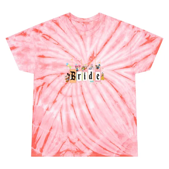 Disney Bride Tie Dye T Shirts, Minnie Bride Tie Dye T Shirts, Disney Bridesmaid Tie Dye T Shirts, Disney Bachelorette Party Tie Dye T Shirts