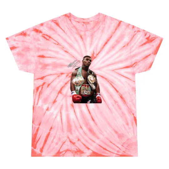 Mike Tyson Championship Iron Mike Boxing Tie Dye T Shirts