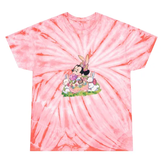 Minnie Mouse Easter Tie Dye T Shirts, Disney Easter Tie Dye T Shirts