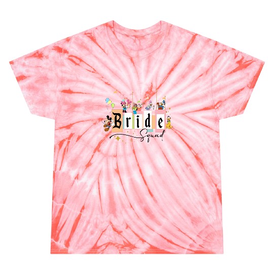 Disney Bride Squad Tie Dye T Shirts, Minnie Bride Tie Dye T Shirts, Disney Bachelorette Party Tie Dye T Shirts