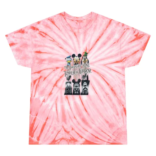 Retro Disney The Twilight Zone Tower Of Terror  Tie Dye T Shirts, Tower of Terror Ride Tie Dye T Shirts