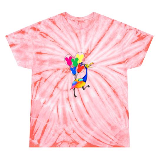 Disney Up Tie Dye T Shirts, Kevin Up Tie Dye T Shirts, Up Balloon Tie Dye T Shirts, Disney Balloon Tie Dye T Shirts