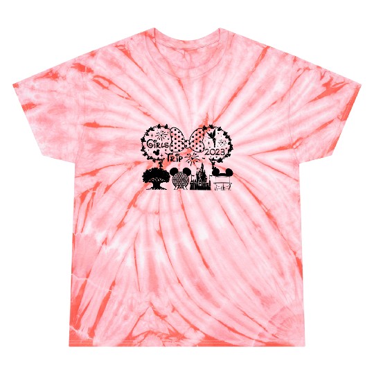 Girl Disney Trip 2023 Tie Dye T Shirts, Disneyland Girl Tie Dye T Shirts, Disney Tie Dye T Shirts