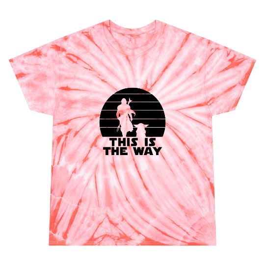 This is the way, Disney Family and couple Tie Dye T Shirts, disney matching Tie Dye T Shirts, disney mandalorian  Tie Dye T Shirts