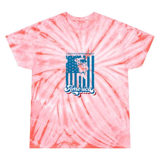 Disney Fourth of July Sam Eagle Muppets Salute to All Nations Tie Dye T Shirts