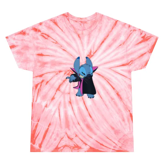 Disney Lilo Stitch Halloween Stitch Vampire Costume Tie Dye T-Shirts