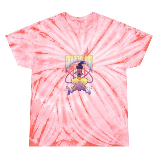 Disney A Goofy Movie Powerline Logo Portrait Tie Dye T-Shirts