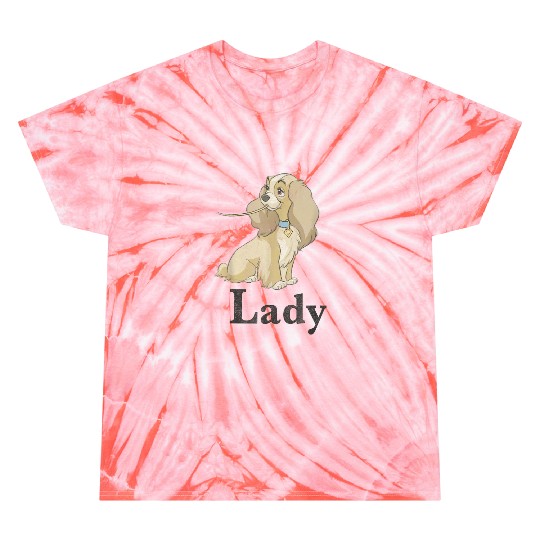 Disneyss Lady And The Tramp Spaghetti Lady Couples Tie Dye T-Shirts