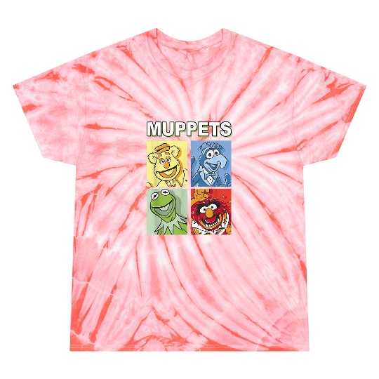 Disneyss The Muppets Fozzie Gonzo K the frog Animal Logo Tie Dye T-Shirts