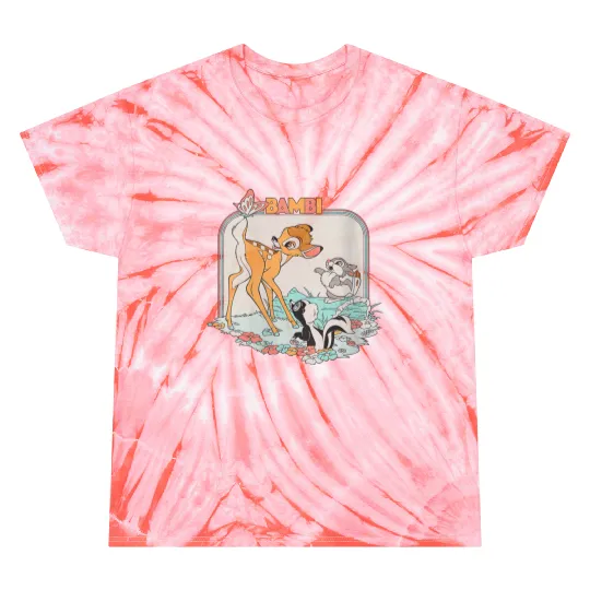 Disneyss Bambi Movie Retro Tie Dye T-Shirts