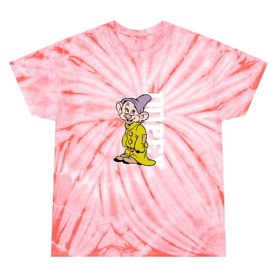 Disney Dopey Dwarf Portrait Tie Dye T Shirts, Snow White and Seven Dwarfs Tie Dye T Shirts