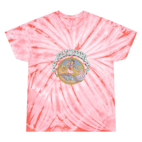 Disney Aladdin And Abu Magic Carpet Surfing Tie Dye T-Shirts