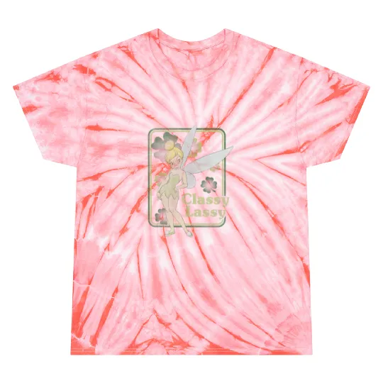 Disney Peter Pan Tinker Bell St. Patricks Day Classy Lassy Tie Dye T-Shirts