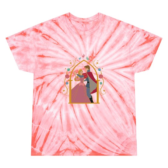 Disney Princess Sleeping Beauty 65th Anniversary Love Dance Tie Dye T-Shirts