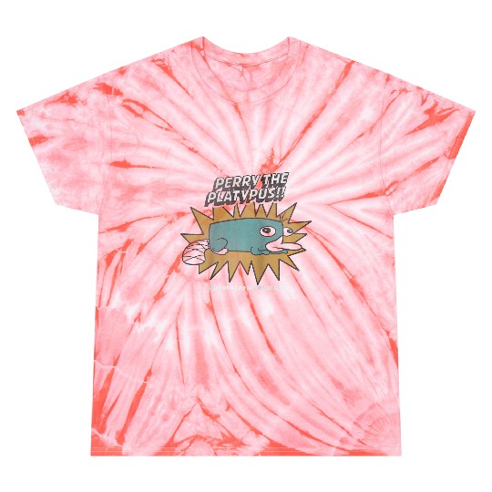 Disney Phineas And Ferb Perry The Platypus Raglan Baseball Tee Tie Dye T-Shirts