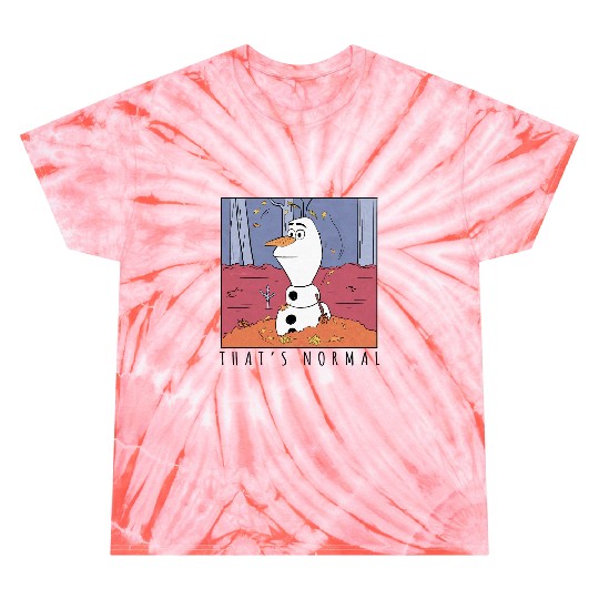 disney frozens 2 Olaf Thats Normal Tie Dye T-Shirts