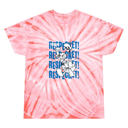 Disney Donald Duck 90th Anniversary I Demand Respect! Retro Tie Dye T-Shirts