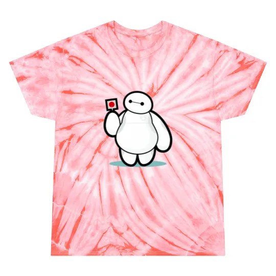 Disney Big Hero 6 Baymax With Lollipop Cute Shot Tie Dye T Shirts