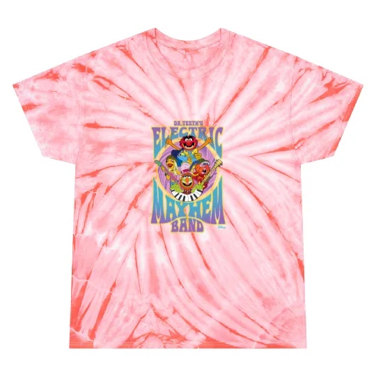 Disney The Muppets Dr Teeths Electric Mayhem Band Tie Dye T-Shirts