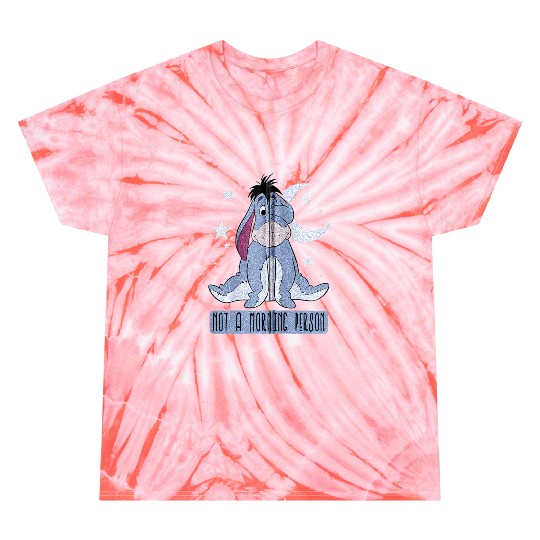 Disney Winnie The Pooh Eeyore Not A Morning Person Zip Tie Dye T-Shirts