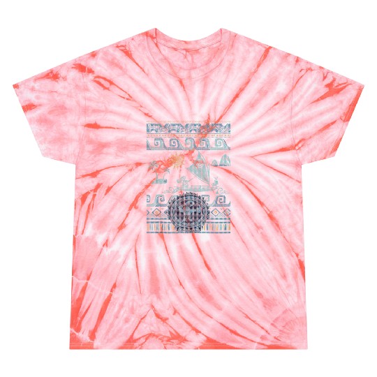Discover Disney Moana Stitch Ocean Voyage Pattern Ugly Sweater Style Tie Dye T-Shirts