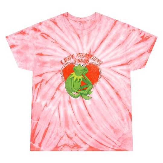 Disney The Muppets Valentines Day Kermit I Have Everything Tie Dye T-Shirts