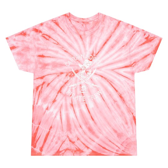 Discover Disney Peter Pan Captain Hook Pirate Crew Est 1953 Logo Tie Dye T-Shirts