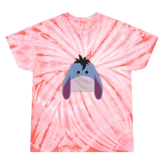 Disney Winnie the Pooh Eeyore Small Block Character Pocket Tie Dye T-Shirts