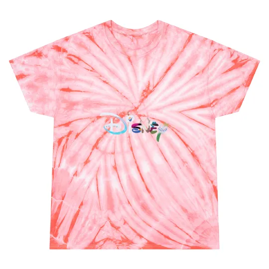 Discover Disney Princess Frozen Characters Elsa Anna Olaf Disney Logo Tie Dye T-Shirts