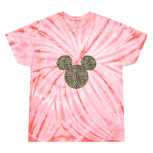 Discover Disney Mickey And Friends Cheetah Print Mickey Ears Tie Dye T-Shirts