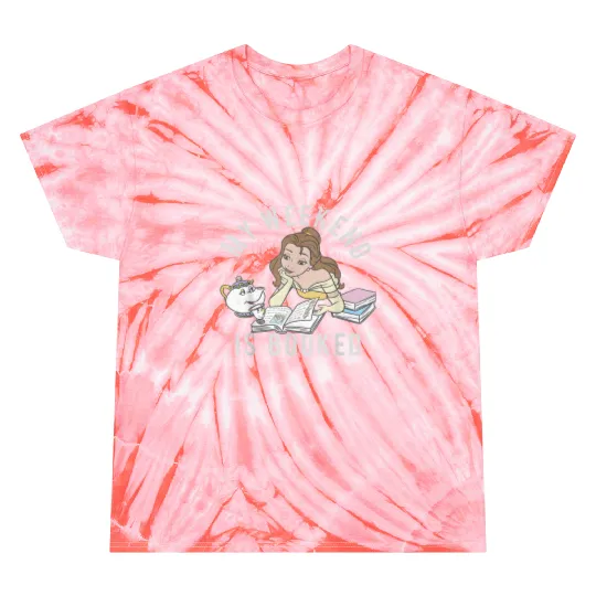 disney beauty and the beast belle my weekend is booked short sleeve Tie Dye T-Shirts