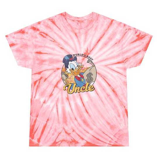 Disneys Ducktales Scrooge Mcduck World's Best Uncle Tie Dye T Shirts