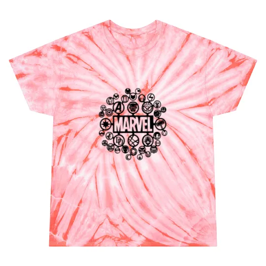 Marvel Medley Unisex Tie Dye T Shirts Tie Dye T Shirts | Marvel Avengers Matching Tie Dye T Shirts | Disney Marvel Ironman Thor Vacation Tie Dye T Shirts Sweater