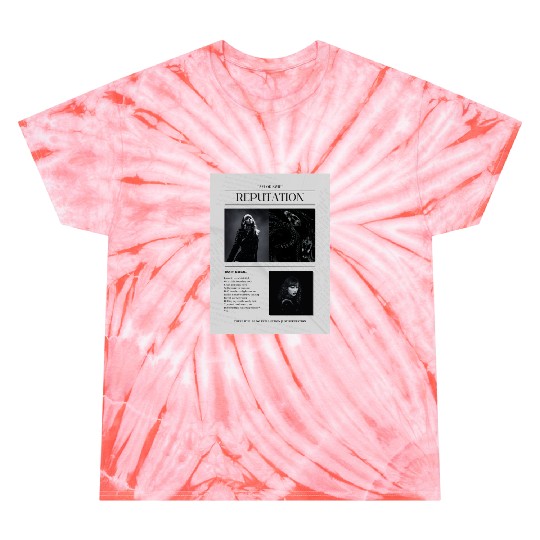 Discover Taylor Reputation Poster Tie Dye T-Shirts