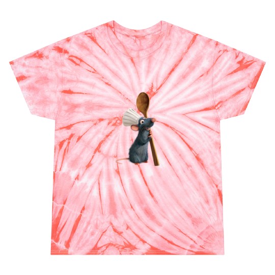 disney Pixars ratatouille chef remy with spoon Tie Dye T-Shirts