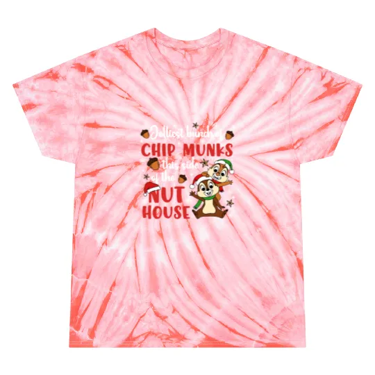 Discover Jolliest Bunch Of Chipmunks Tie Dye T Shirts, Disney Christmas Chip N Dale Tie Dye T Shirts