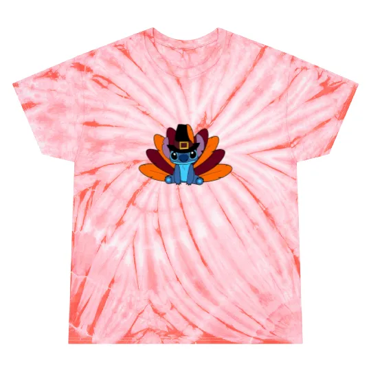 Disney Thanksgiving Turkey Stitch, Disney Stitch Tie Dye T Shirts