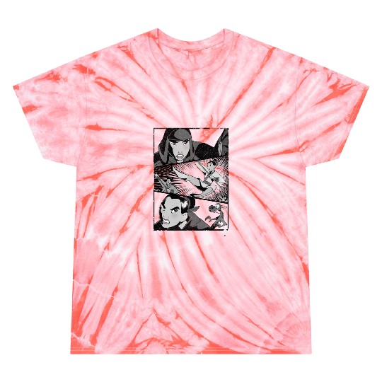 Disneys mulan angry warrior princess panel pullover Tie Dye T-Shirts