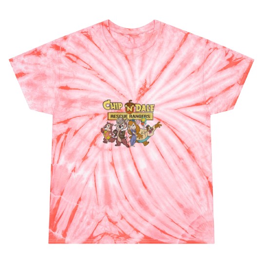 Disneys chip n dale goofy group rescue Tie Dye T-Shirts