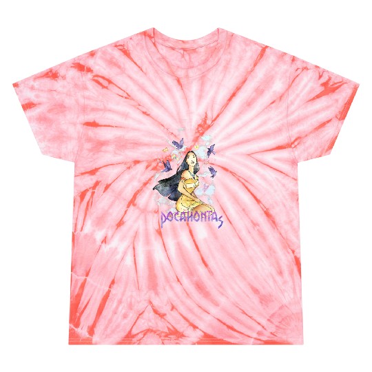 Disneys pocahontas watercolors of wind graphic Tie Dye T-Shirts