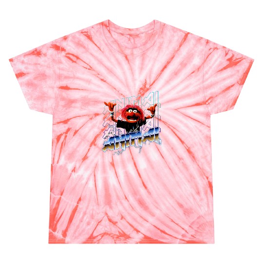 Disneys The Muppets Animal Vintages Rock Metal Premium Tie Dye T-Shirts