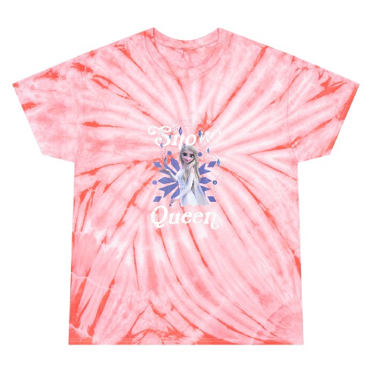Disneys frozens 2 elsa snow queen portrait premium Tie Dye T-Shirts