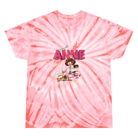 womens Disneys channel amphibia team anne Tie Dye T-Shirts