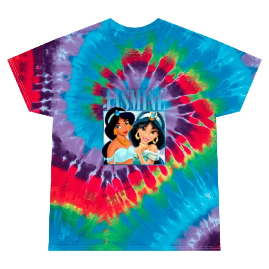 Princess Jasmine Aladdin Vintage Tie Dye T Shirts, Jasmine Disney Tie Dye T Shirts, Disney Character Tie Dye T Shirts