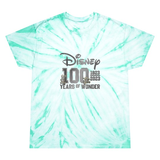 Discover Retro 100 Years Of Wonder Tie Dye T Shirts, Disney Anniversary Tie Dye T Shirts