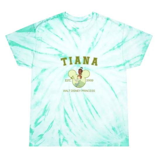 Disney Princess Tiana Tie Dye T Shirts