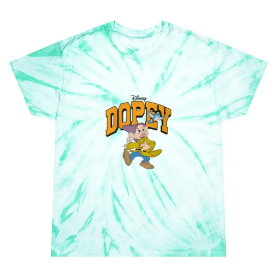 Vintage Dopey Dwarf Tie Dye T Shirts, Snow White Seven Dwarfs Tie Dye T Shirts, Disney World Disneyland Family Trip