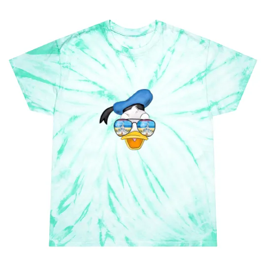 Donald Duck Castle Sunglasses Tie Dye T Shirts, Disney Donald Duck Tie Dye T Shirts