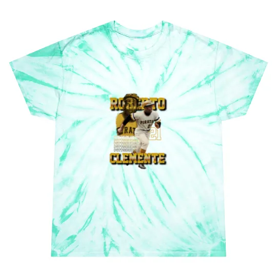 Roberto Clemente Tie Dye T Shirts