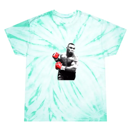Mike Tyson Boxing Men Tie Dye T Shirts Signature Black All Sizes S to 5XL